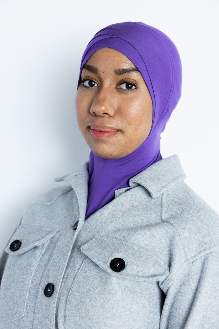 Criss Cross Ninja Under Scarf - Purple