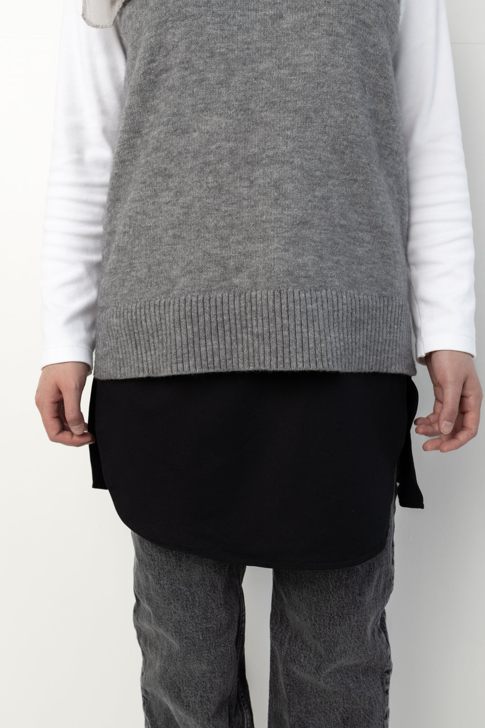 sporty fake shirt extender tennis skirt with pockets