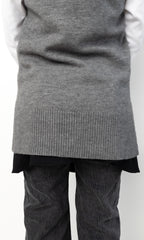 sporty fake shirt extender tennis skirt with pockets