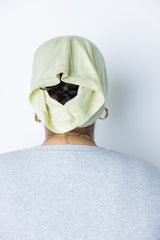 Jersey Under Scarf Tube Cap - Lime Cream