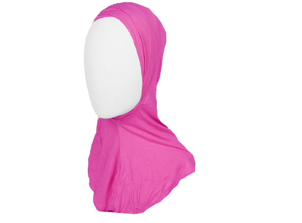 fuschia criss cross ninja under cap for the hijab
