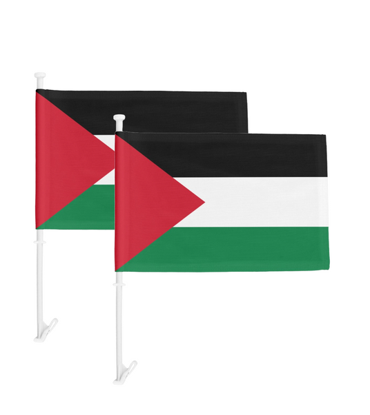 Palestine Car Window Flag 2 pieces Bella Hijabs