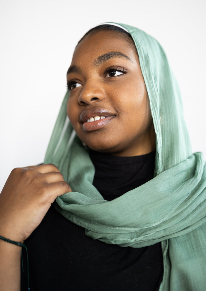 Modal Hijab - Seafoam Green