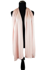 jersey hijab in seashell pink