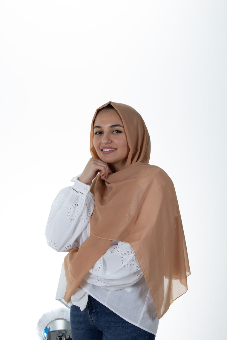Premium Chiffon Hijab - Butterscotch