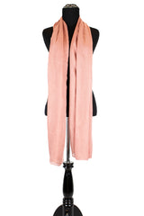 mauve hijab made with organic bamboo fabric