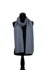 jersey hijab in denim blue