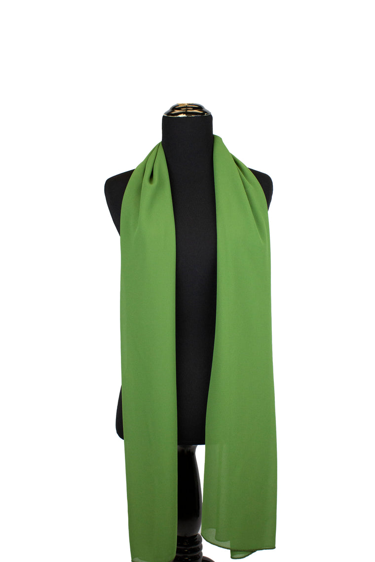 Premium Chiffon Hijab - Emerald Green