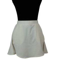sporty fake shirt extender tennis skirt with pockets