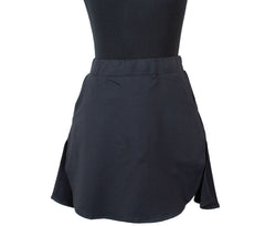 sporty fake shirt extender tennis skirt with pockets