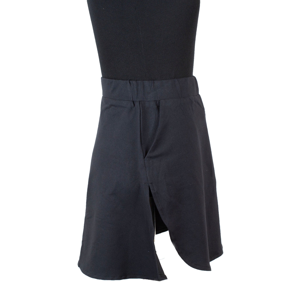 sporty fake shirt extender tennis skirt with pockets