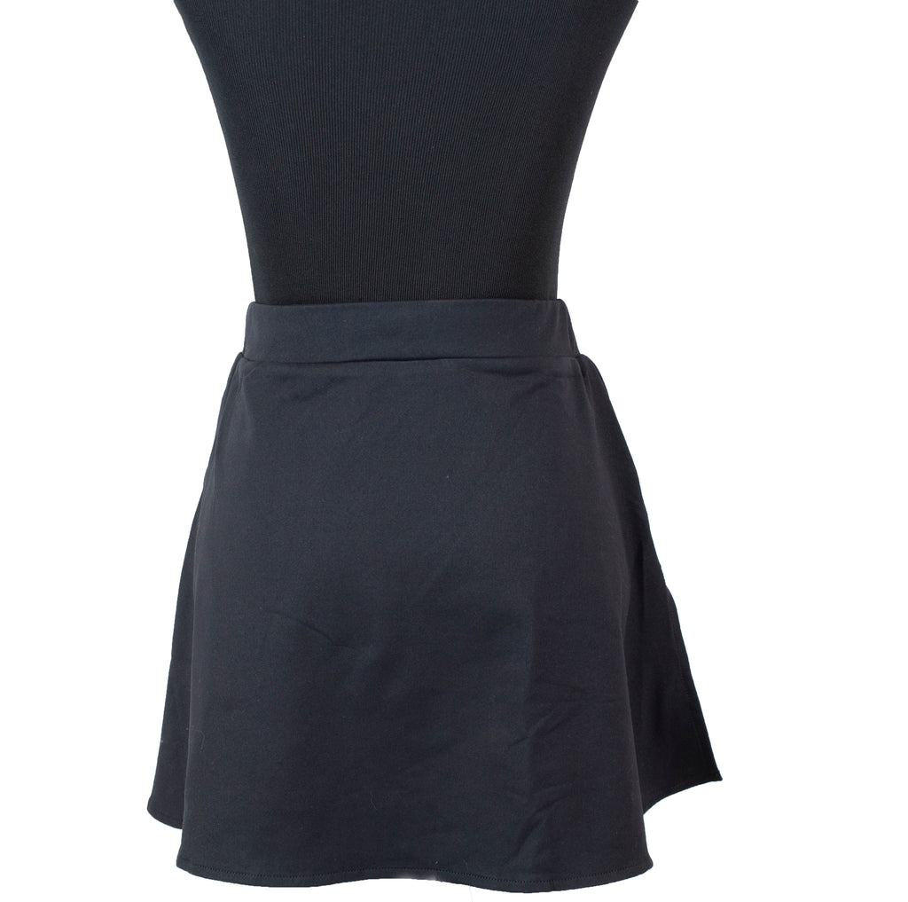 sporty fake shirt extender tennis skirt with pockets