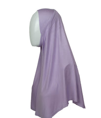 lilac slip on one piece jersey hijab