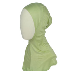 lime cream ninja under scarf for hijab