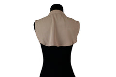 tan fake collar with buttons