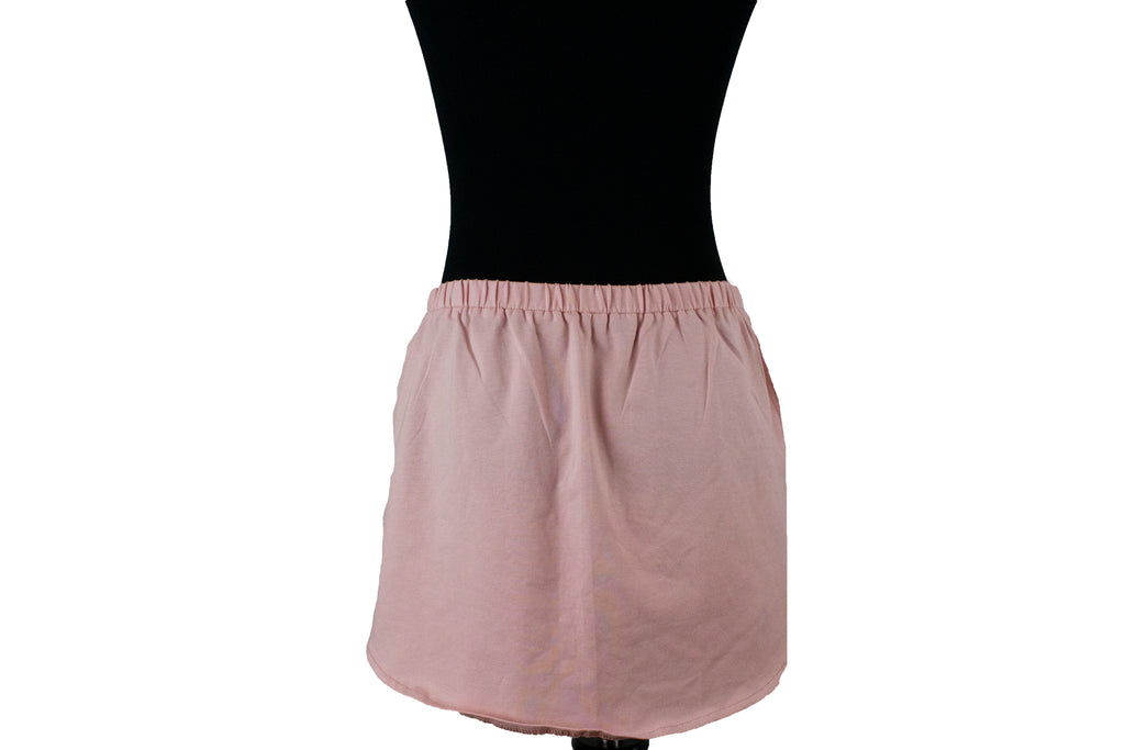 light pink shirt extender in jersey material