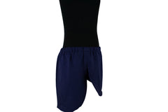 navy shirt extender in jersey material