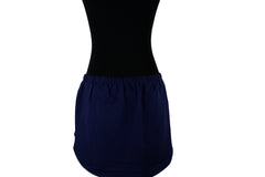 navy shirt extender in jersey material