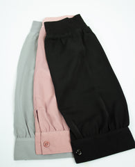 black mauve silver sleeve extender for 3/4 sleeves