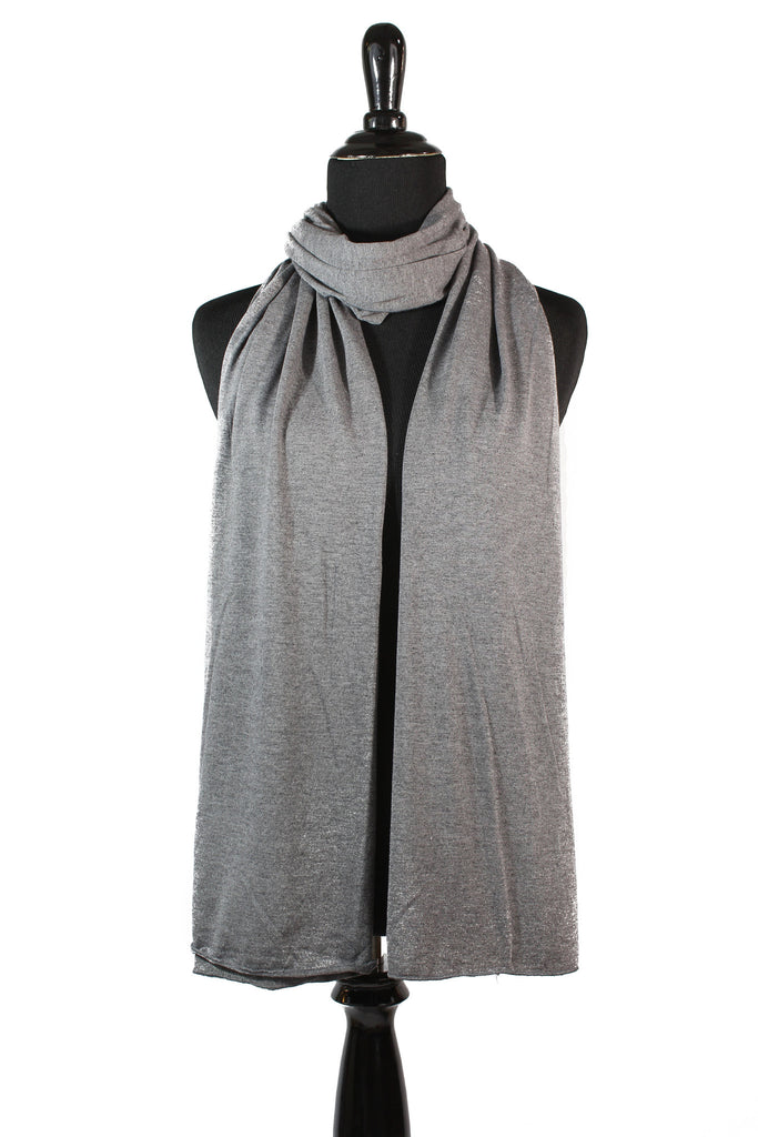jersey hijab in dark heather gray