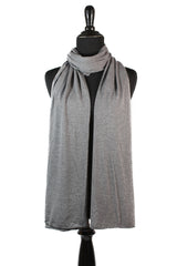 jersey hijab in dark heather gray