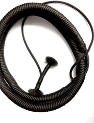 a black agal headband woven in polyester