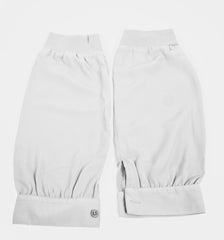 white sleeve extender for 3/4 sleeves