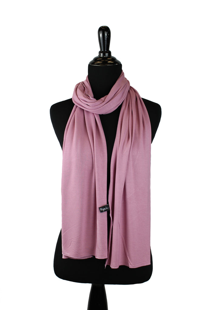 jersey hijab in light blush