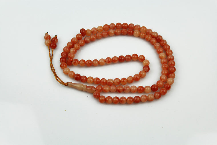 Tasbeeh (99 beads) - Orange
