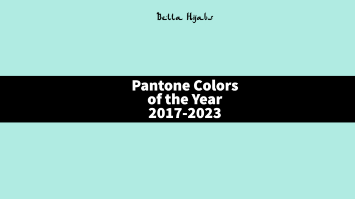Pantone Colors of the Year 2017-2023