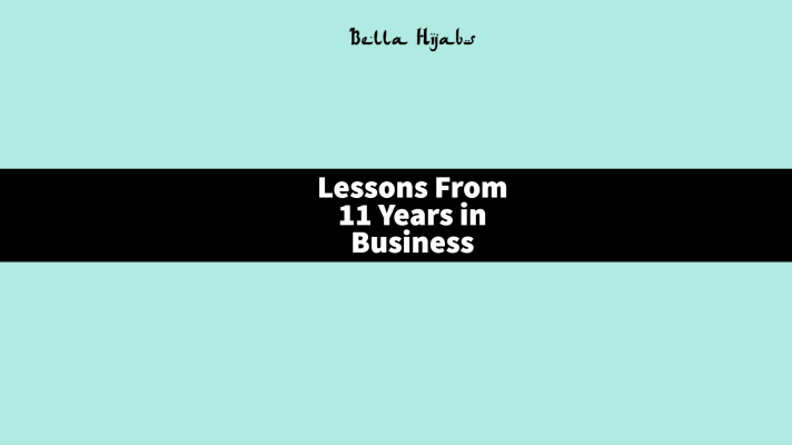 Lessons From 11 Years in Business