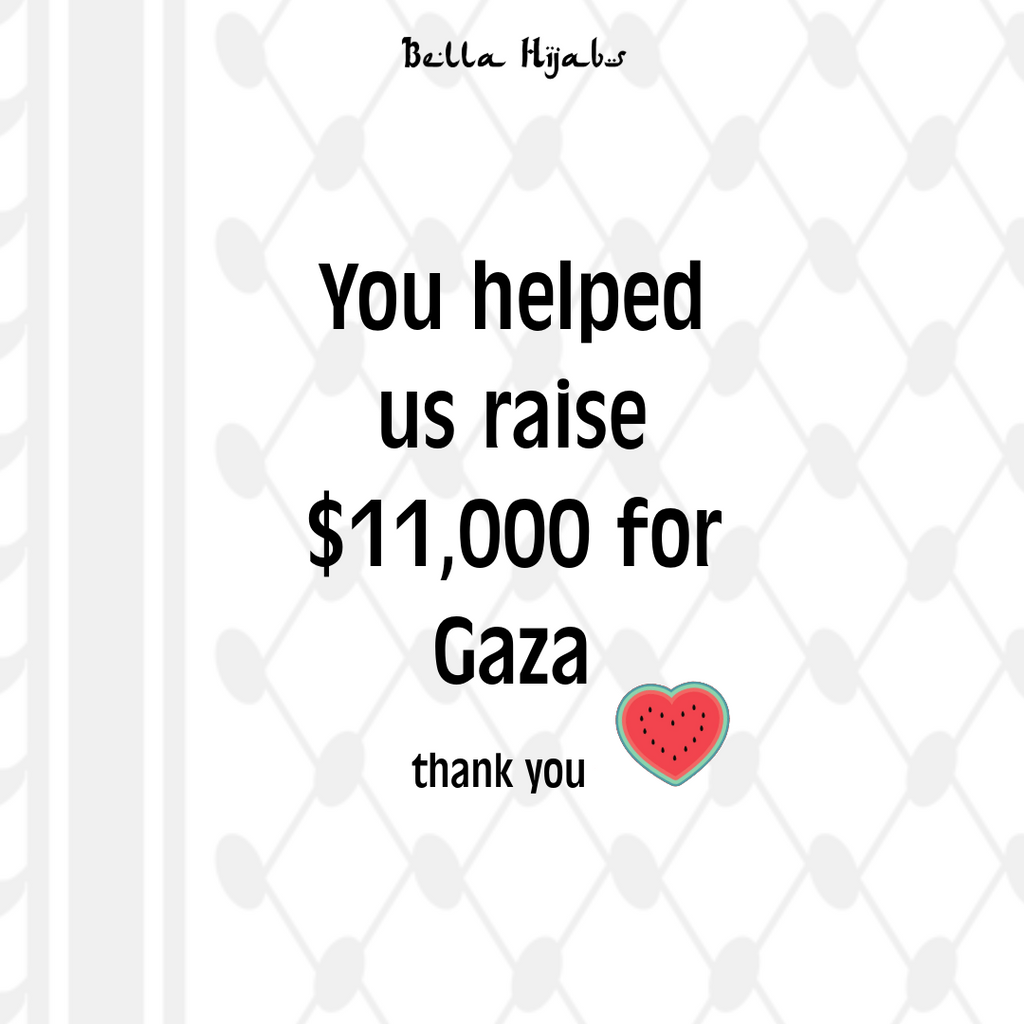 You helped us raise $11,000 for Gaza