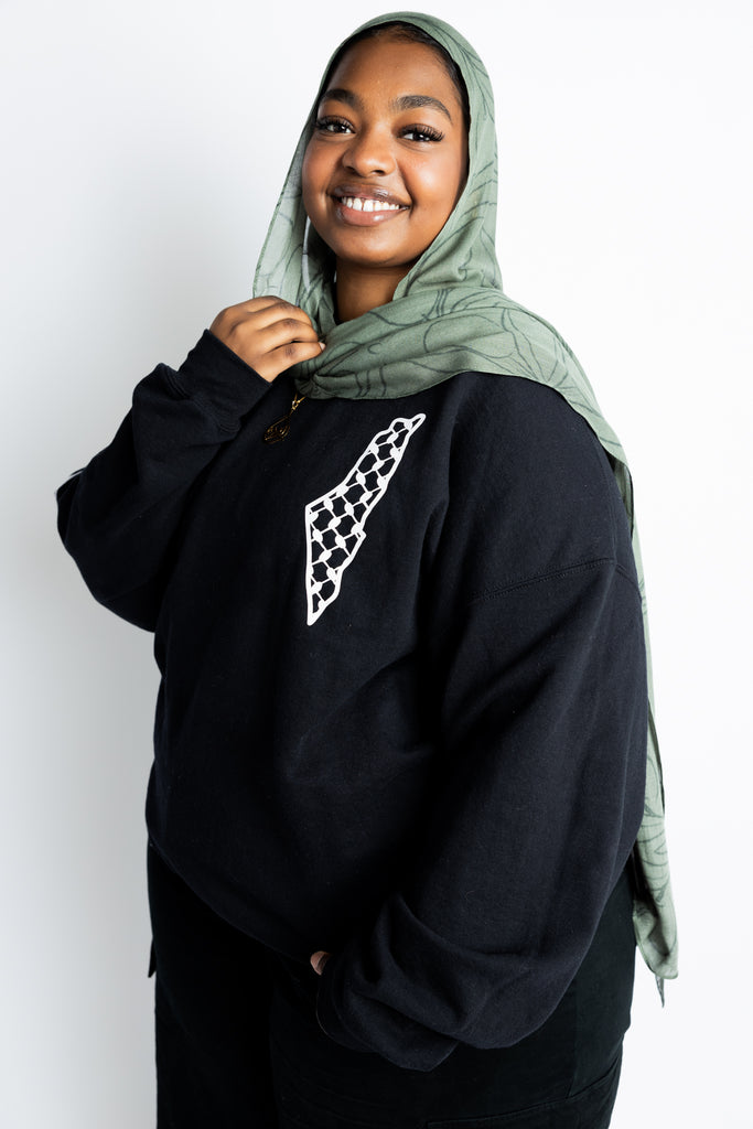 Palestine Crewneck Keffiyeh