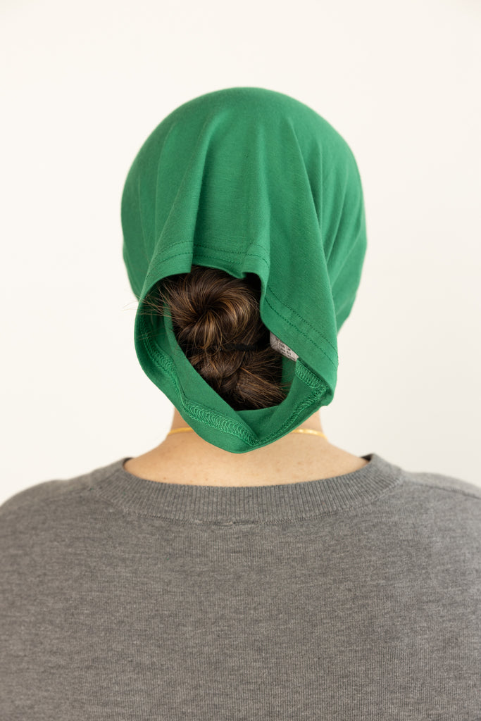 green under scarf tube cap for hijab