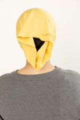 dull yellow under scarf tube cap for hijab