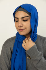 jersey hijab in royal blue