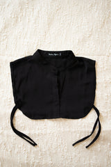 black fake collar with buttons