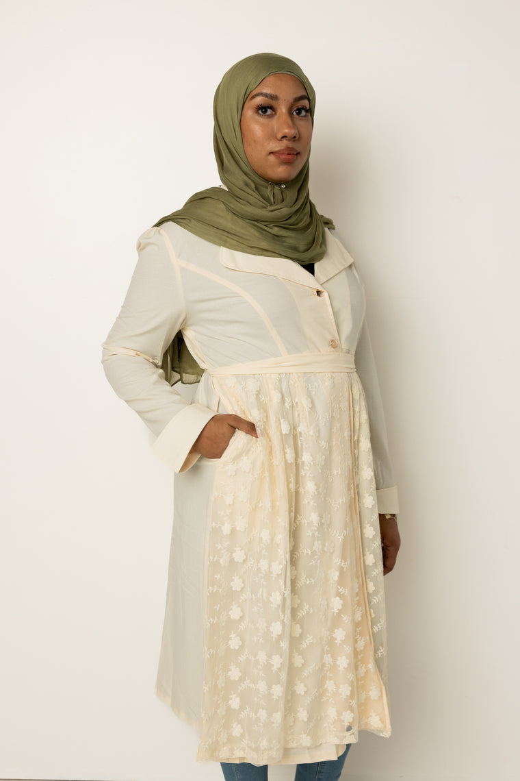 Lace Jacket - Creme