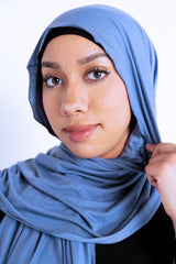 jersey hijab in periwinkle