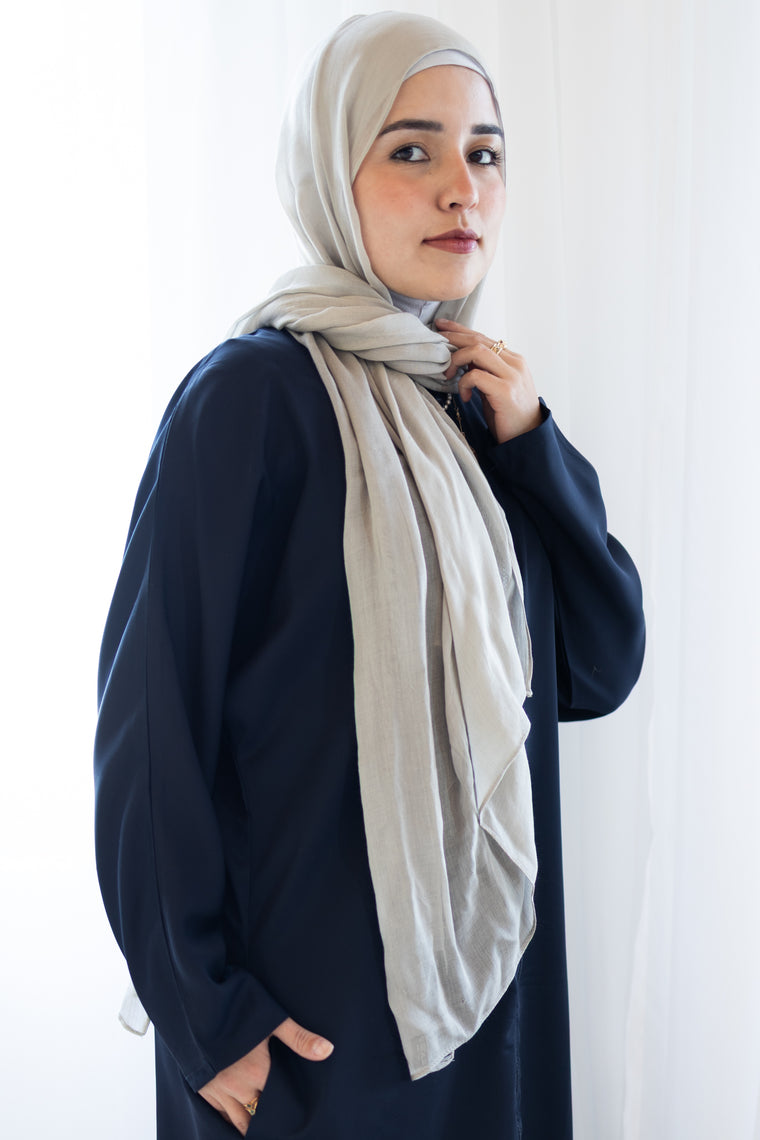 Bamboo Hijab - Dove Gray