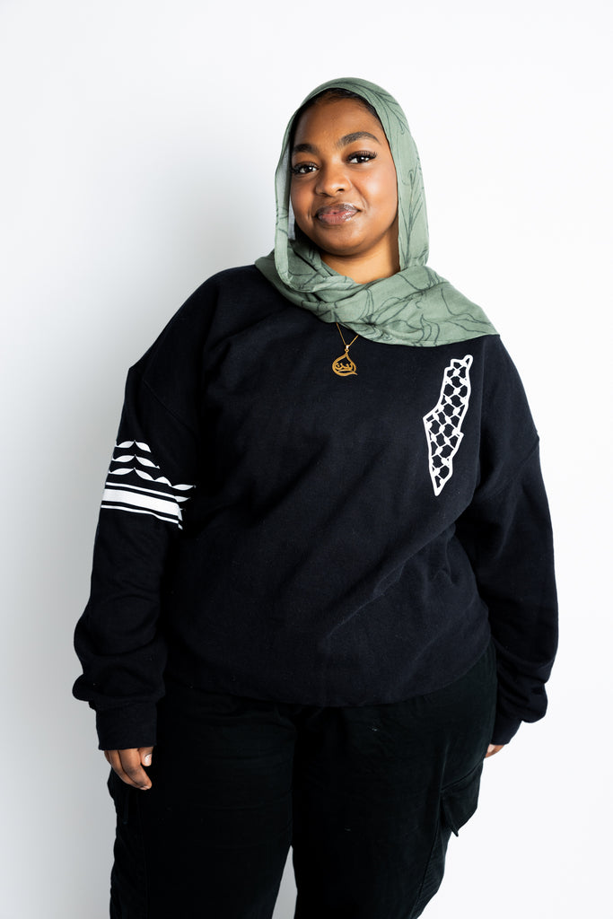 Palestine Crewneck Keffiyeh