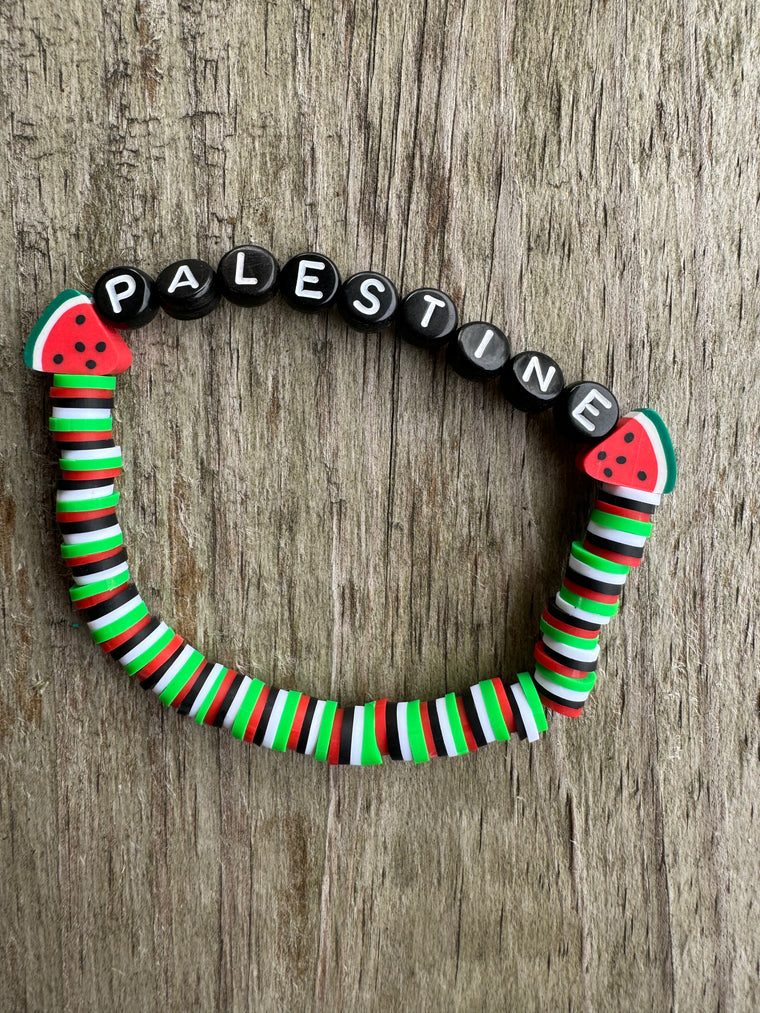 Watermelon Multicolor Palestine Bracelet