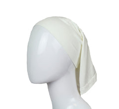 off white jersey under cap bonnet for hijab