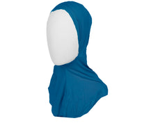 blue criss cross ninja under cap for the hijab