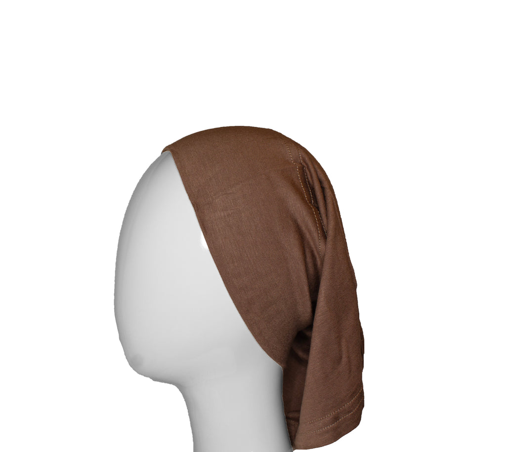 mocha under scarf tube cap for hijab