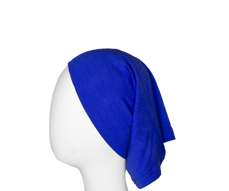Jersey Under Scarf Tube Cap - Royal Blue