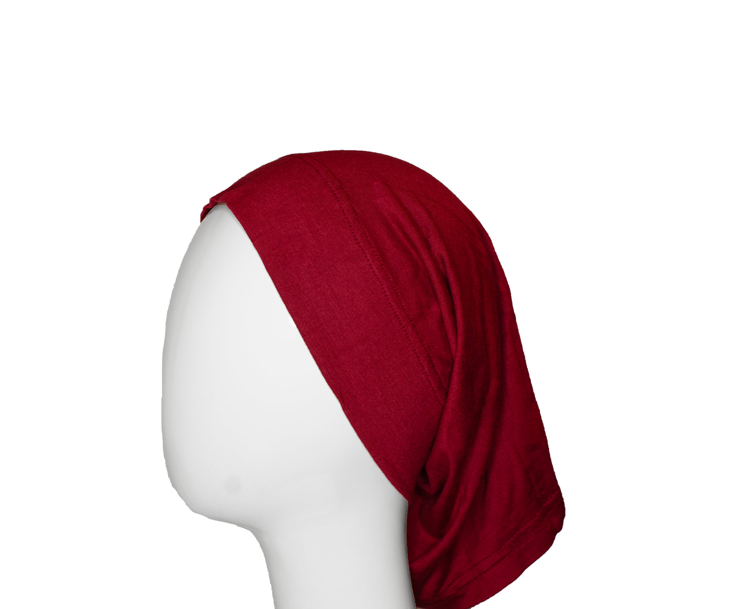 dark red under scarf tube cap for hijab