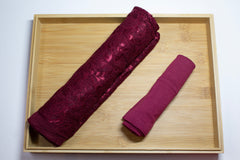 Lace Modal Hijab + Matching Undercap Maroon