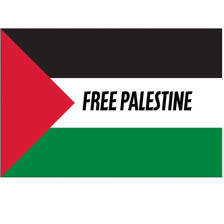 Free Palestine Flag Sticker
