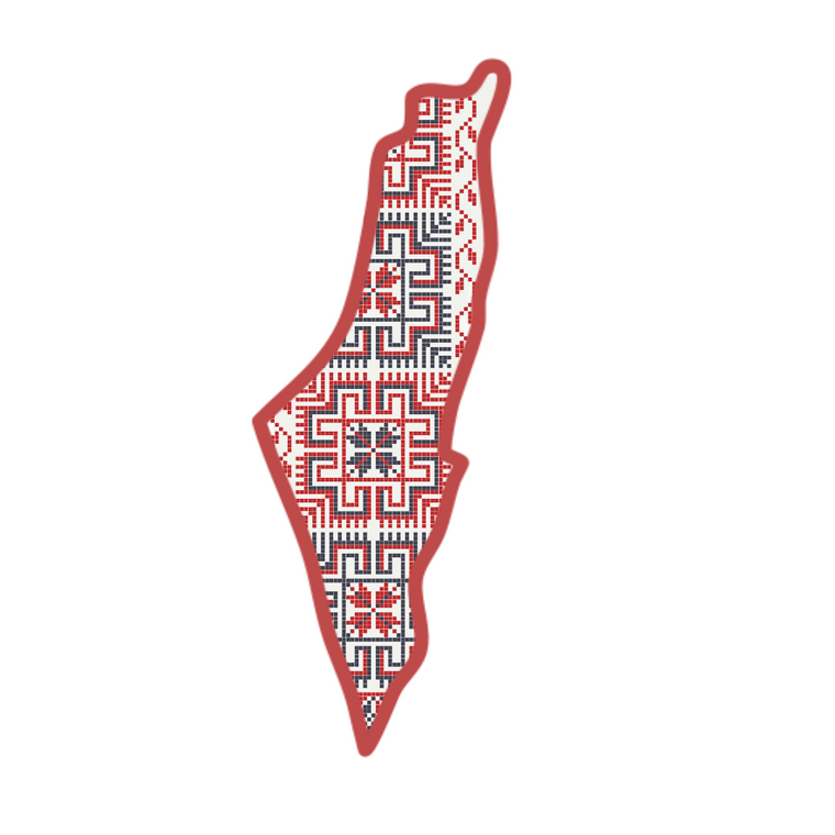 Tatreez Palestine Sticker